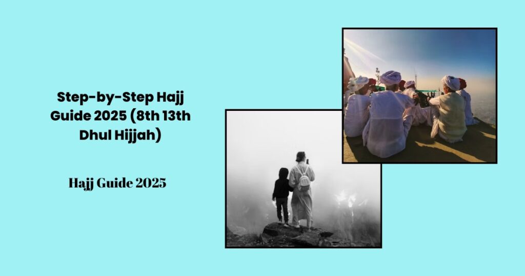 Hajj pilgrims at Mount Arafah during Dhul Hijjah 2025